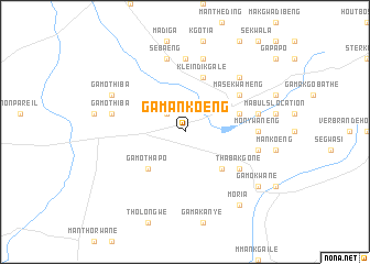 map of Ga-Mankoeng