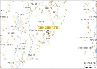 map of Gāman Mochi