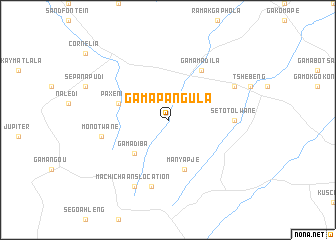 map of Ga-Mapangula