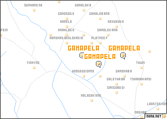 map of Ga-Mapela