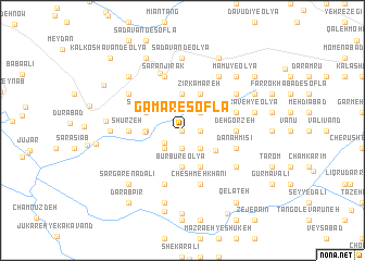 map of Gāmar-e Soflá