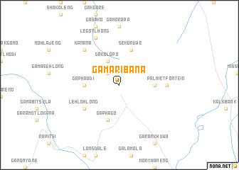 map of Ga-Maribana