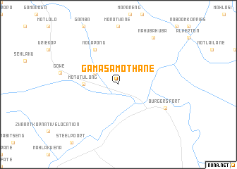 map of Ga-Masamothane