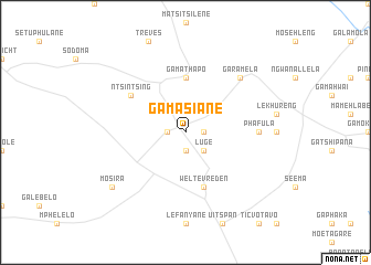 map of Ga-Masiane