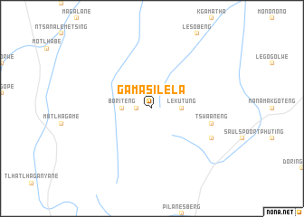map of Ga-Masilela