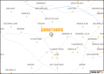 map of Ga-Mathapo