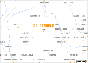 map of Ga-Matshele