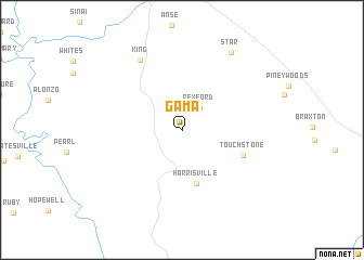 map of Gama