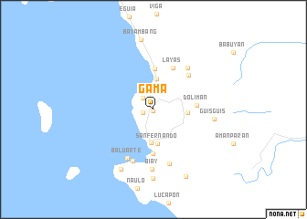 map of Gama