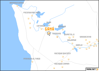 map of Gama