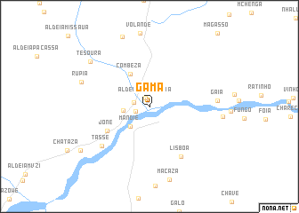 map of Gama