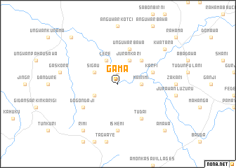 map of Gama
