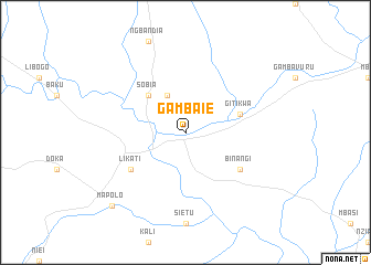 map of Gambaie