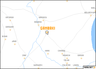 map of Gambaki