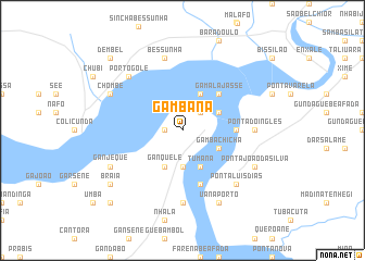 map of Gambaná