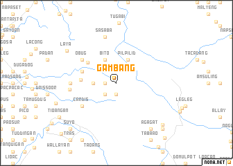 map of Gambang