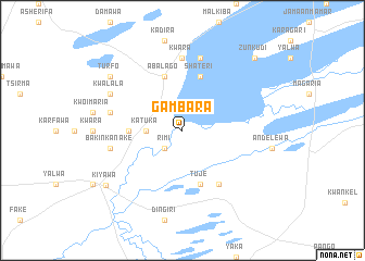 map of Gambara