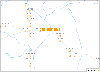 map of Gambarédé