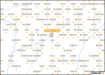 map of Gambari