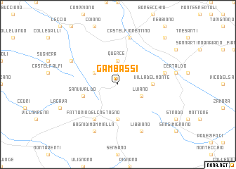 map of Gambassi