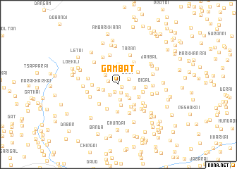 map of Gambat