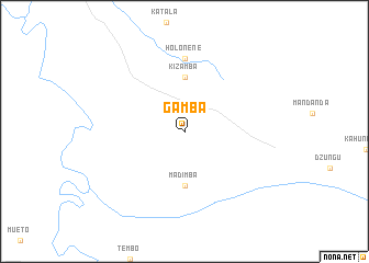 map of Gamba