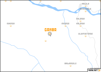 map of Gamba