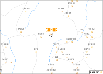 map of Gamba