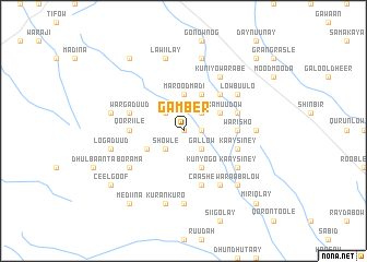 map of Gamber