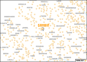 map of Gambīr