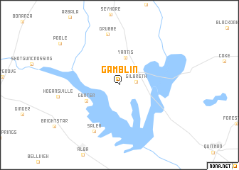 map of Gamblin
