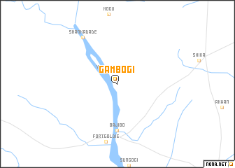 map of Gambogi