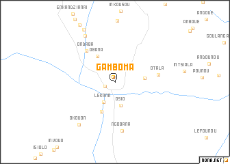 map of Gamboma