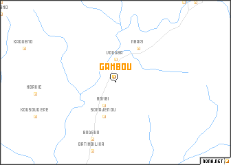 map of Gambou