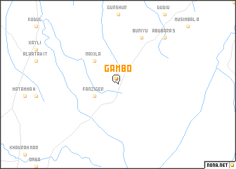 map of Gambo