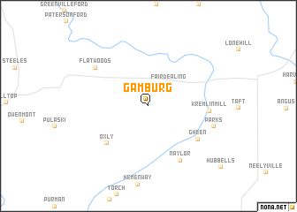 map of Gamburg
