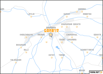 map of Gambyr