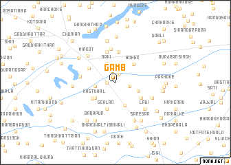 map of Gamb