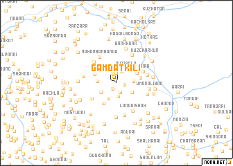 map of Gamdat Kili