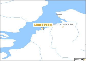 map of Game Creek