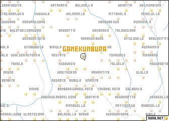 map of Gamekumbura