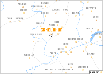 map of Gamelahun