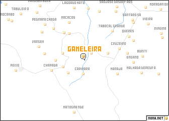 map of Gameleira