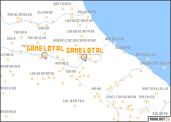 map of Gamelotal