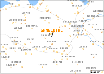 map of Gamelotal