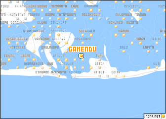 map of Gamendu