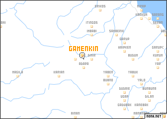 map of Gamenkin