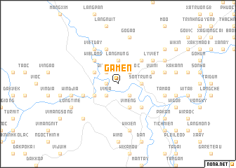 map of Gamen