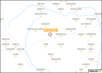 map of Gaméré