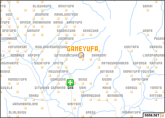 map of Gameyufa